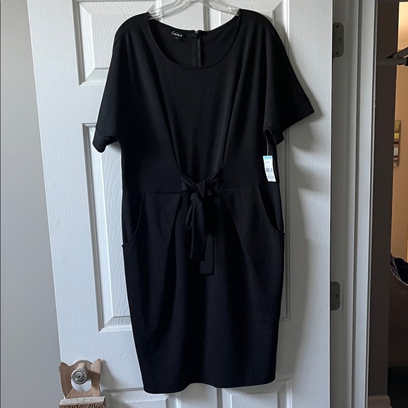 Simply Emma Dresses & Skirts - NWT Simply Emma Black Tie Front Dress